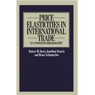 Price Elasticities in International Trade