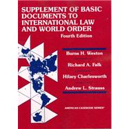 Supplement of Basic Documents to International Law and World Order
