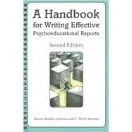 A Handbook for Writing Effective Psychoeducational Reports