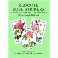 Redouté Rose Stickers 16 Pressure-Sensitive Designs