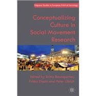 Conceptualizing Culture in Social Movement Research