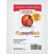 MyPsychLab with Pearson eText -- Standalone Access Card -- for Abnormal Psychology