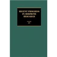 Recent Progress in Hormone Research: Proceedings of the 1984 Laurentian Hormone Conference book cover, ISBN 9780125711418