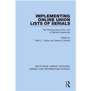 Implementing Online Union Lists of Serials