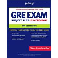 Kaplan GRE Exam Subject Test: Psychology