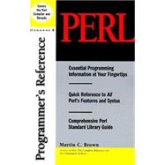 Perl Programmer's Reference