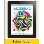 Glencoe Algebra 2 2018, Student Bundle (1-year subscription)