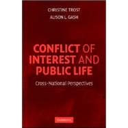 Conflict of Interest and Public Life: Cross-National Perspectives