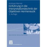 Einführung in die Interpretationstechnik der Objektiven Hermeneutik