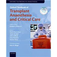 Oxford Textbook of Transplant Anaesthesia and Critical Care