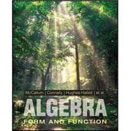 Algebra : Form and Function