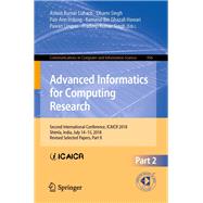 Advanced Informatics for Computing Research