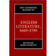 The Cambridge History of English Literature, 1660–1780
