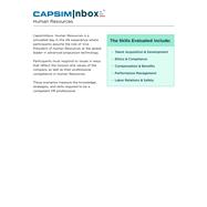 CapsimInbox: Human Resources