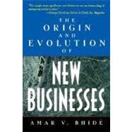 The Origin and Evolution of New Businesses,9780195131444