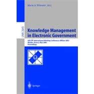 Knowledge Management in Electronic Government: 4th Ifip International Working Conference, Kmgov 2003, Rhodes, Greece, May 26-28, 2003 : Proceedings