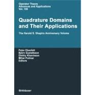 Quadrature Domains And Applications