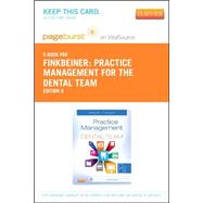 Practice Management for the Dental Team Pageburst E-book on Vitalsource Retail Access Card