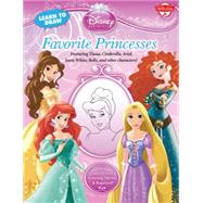 Learn to Draw Disney Favorite Princesses Featuring Tiana, Cinderella, Ariel, Snow White, Belle, and other characters!