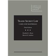 Trade Secret Law(American Casebook Series)