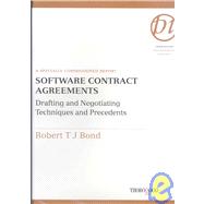 Software Contract Agreements: A Specially commissioned Report, Draftin and Negotiating Techniques and Precedents