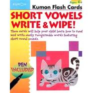 Short Vowels Write & Wipe! Flash Cards [With Toxic-Free Pen]