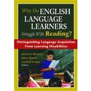 Why Do English Language Learners Struggle with Reading? : Distinguishing Language Acquisition from Learning Disabilities