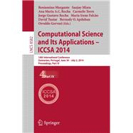 Computational Science and Its Applications - ICCSA 2014