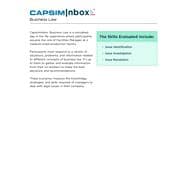 CapsimInbox: Business Law
