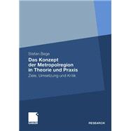 Das Konzept Der Metropolregion in Theorie Und Praxis