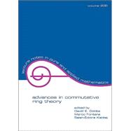 Advances in Commutative Ring Theory