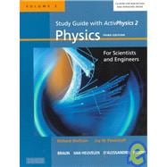 Study Guide With Activphysics 2: Physics With Modern Physics for Scientists and Engineers