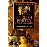 The Cambridge Companion to English Poetry, Donne to Marvell