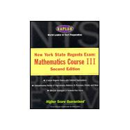 New York State Regents Exam in Mathematics : Mathematics Course III