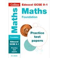 Collins GCSE 9-1 Revision – Edexcel GCSE 9-1 Maths Foundation Practice Test Papers