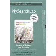 MySearchLab with Pearson eText -- Standalone Access Card -- for Research Methods and Statistics