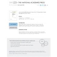 Incorporating Maintenance Costs into a Transportation Asset Management Plan