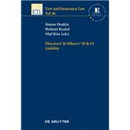 Directors & Officers (D & O) Liability