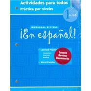 En Espanol! Actividades para Todos Practica Por Niveles 1