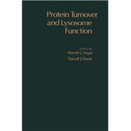 Protein Turnover and Lysosome Function