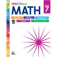 Spectrum Math, Grade 7 book cover, ISBN 9781483871509