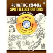 Authentic 1940s Spot Illustrations CD-ROM and Book 300 Vector Files