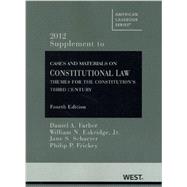 Cases and Materials on Constitutional Law 2012