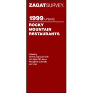 1999 Rocky Mountain Colorado/Utah Restaurant Survey