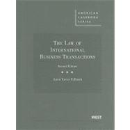 The Law of International Business Transactions