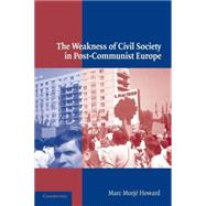 The Weakness of Civil Society in Post-Communist Europe