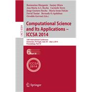 Computational Science and Its Applications - ICCSA 2014