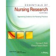 Essentials of Nursing Research : Appraising Evidence for Nursing Practice