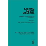 Talking About Welfare: Rereadings in Philosophy and Social Policy
