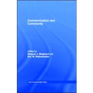 Communication and Community